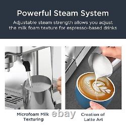1.8L Espresso Coffee Maker Machine Cappuccino/Latte 20Bar WithMilk Frother Wand