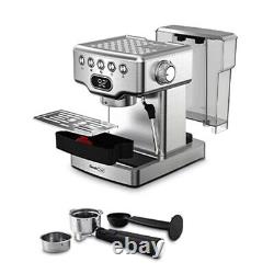 1.8L Espresso Coffee Maker Machine Cappuccino/Latte 20Bar WithMilk Frother Wand