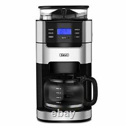 10-Cup Drip Coffee Maker, Brew Automatic Coffee Machine with Plastic 10 Cup