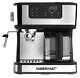 10 Cup Dual Brew Touchscreen Coffee Espresso Machine Black Stainless Steel New