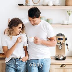 15 Bar Espresso Machine Coffee Cappuccino Latte Maker Milk Frother Steam Wand