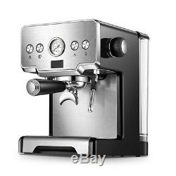 15 Bar Italian Semi-automatic Coffee Maker Cappuccino Frother Espresso Machine