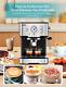 15bar Espresso Machine Coffee Cappuccino Maker Milk Frother Steam Wand 1.5l Tank