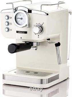19 Bar Espresso Machine Fast Heating Cappuccino Coffee Maker with Milk 1100 W