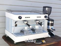 2 Group Programmable Espresso Cappuccino Coffee Machine for Coffee Cafe Business