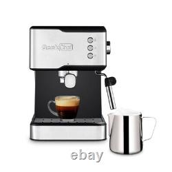 20 Bar Coffee Machine Espresso Maker Home Barista withMilk Frother 1.5L Water Tank