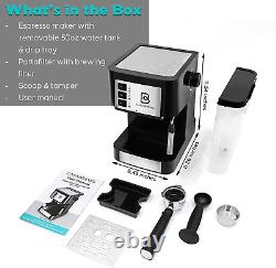 20 Bar Espresso Machine, Coffee Maker with Milk Frother Wand, Professional Compa