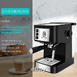20 Bar Espresso Machine, Coffee Maker with Milk Frother Wand, Professional Compa