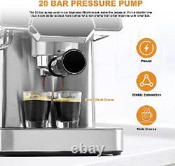20 Bar Espresso Machine Touch Screen Coffee Cappuccino&Latte Maker Free Shipping