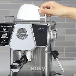 20 Bar Espresso Machine Touch Screen Coffee Cappuccino and Latte Maker 1350W