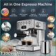 20 Bar Espresso Machine With Milk Frother Wand Cappuccino Latte Coffee Maker Us