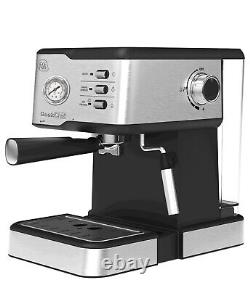 20Bar 950W Coffee Machine Espresso Cappuccino Latte Maker WithMilk Frother 1.5L
