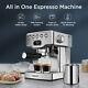 20bar Coffee Machine Withmilk Frother Espresso Maker For Cappuccino Latte Machiato