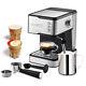 20bar Coffee Machine Withmilk Frother Espresso Maker For Cappuccino Latte Machiato
