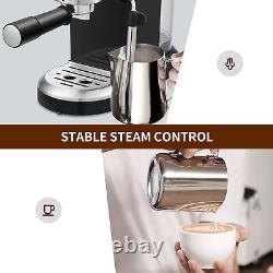 20Bar Espresso Machine withFoaming Milk Frother Wand Coffee Maker For Home Barista