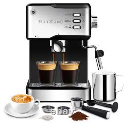 20Bar Pump Espresso Machine Cappuccino Coffee Maker 950W Milk Frother Steam Wand