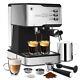 20bar Pump Espresso Machine Cappuccino Coffee Maker Milk Frother Steam Wand Gift