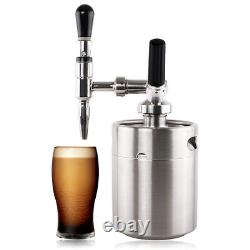 2L Nitro Cold Brew Coffee Maker Machine Stainless 304 Nitrogen Keg Kitchen Bar
