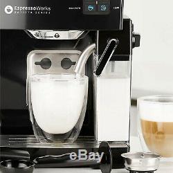 3 in 1 Espresso Coffee Machine Cappuccino Maker 19-Bar Grinder Accessories Set