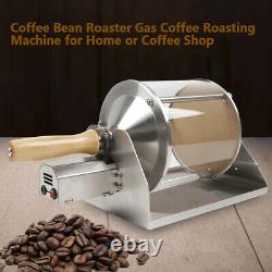 400 Quartz Glass Drum Gas Coffee Bean Roasting Machine Heating Home Roaster