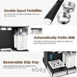 AICOOK CM6858 15 bar Pump Barista Espresso Machine Cappuccino/Latte Coffee Maker
