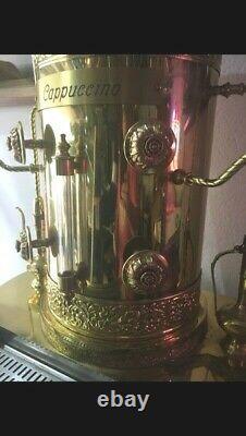 Brass espresso machine Dome Top Cappuccino Coffee Almost 4 feet tall as is part