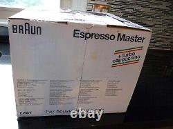 Braun Coffee Espresso Cappuccino Master Machine E250T (NIB) Black