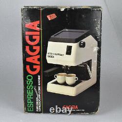 Brevetti Gaggia Espresso Coffee Maker Machine BLACK Made in Italy WORKS GREAT