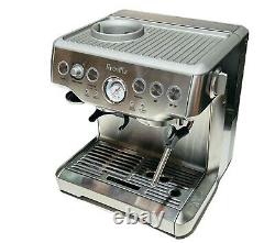 Breville BES870XL Barista Stainless Steel Espresso Coffee Machine Grinder Works