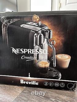 Breville Nespresso Creatista Coffee Espresso Machine Black Sesame