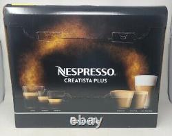 Breville Nespresso Creatista Plus Coffee Espresso Machine, Brushed Stainless NEW