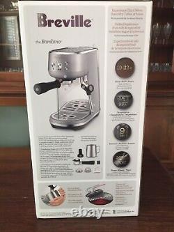 Breville The Bambino Espresso Machine + 2 Cans Illy Ground Espresso Coffee