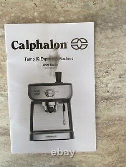 Calphalon BVCLECMP1 Espresso Machine with Steam Wand Silver