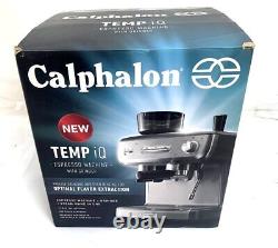 Calphalon Temp IQ Espresso Machine with Coffee Grinder, Tamper, Steam Wand