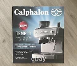 Calphalon Temp iQ Espresso Machine with Steam Wand, Stainless. New In Box