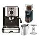 Capresso Ec100 Pump Espresso Machine With Infinity Plus Coffee Grinder Bundle