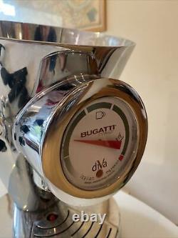 Casa Bugatti Diva Espresso Coffee Machine in Chrome