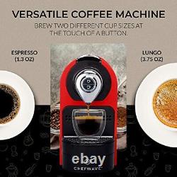ChefWave Espresso Machine & Coffee Maker Compatible withNespresso Original Caps