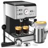 Coffee Espresso Machine 20 Bar Pressure Cappuccino Latte Maker Ese Pod Compatibi