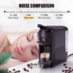 Coffee Machine 19 Bar 3in1 Multiple Capsule Espresso Cafetera Pod Coffee Maker D