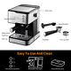 Coffee Machine Cappuccino/latte 20-bar Withmilk Frother Wand Espresso Coffee Maker