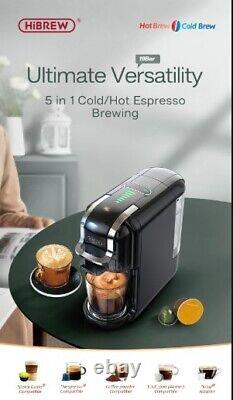 Coffee Machine Cofee Maker H2B HiBREW 5 Adapters Nespresso Capsule Dolce Gusto
