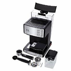 Coffee Mr Espresso Maker Cup Machine 4 Cappuccino Cafe Steam BVMC-ECMP1000