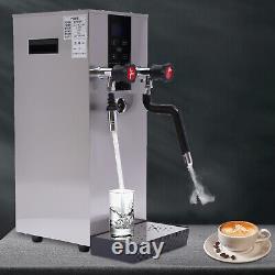 Commercial Black Espresso Maker Cappuccino Coffee Machine 12L 2500W 110V