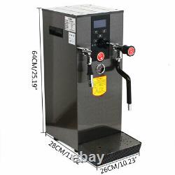 Commercial Steam Water Boiling Machine Espresso Coffee Milk Foam Maker 12L 110V