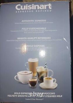 Cuisinart EM-25 Defined, Cappuccino & Latte Espresso Machine Brand New Coffee