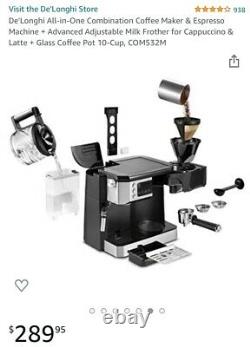 De'Longhi BCO430BM Combination Pump Espresso and 10c Drip Coffee Machine with