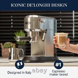 De'Longhi Dedica EC680M, Espresso Machine, Coffee and Cappuccino Maker with Milk