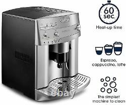 De'Longhi ESAM3300 Magnifica Super Automatic Espresso & Coffee Machine, Silver