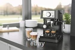 De'Longhi Stilosa Manual Espresso Machine, Latte & Cappuccino Maker, 15 Bar Pump